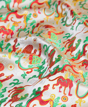 Yellow-Ground “Five Stars Rise in the East” Shu Brocade (2025 Edition)